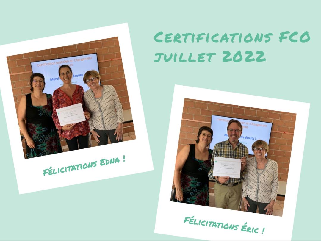 Certification FCO 01.07.2022